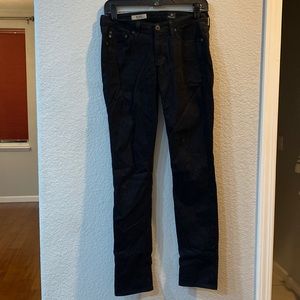 AG The Stilt - Cigarette Leg Pants - Black Sateen- NWOT